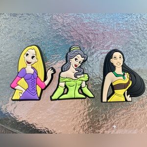 Disney Princess Crocs Jibbitz 3 Piece Set